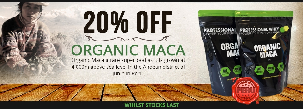 DEAL: Organic Maca 20% Off