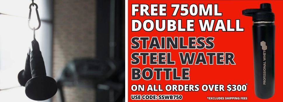 FREE 750ml Steel Water Bottle $300+